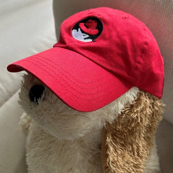 Red Hat Baseball Cap Hat with RedHat Linux Logo - Picture 3 of 15
